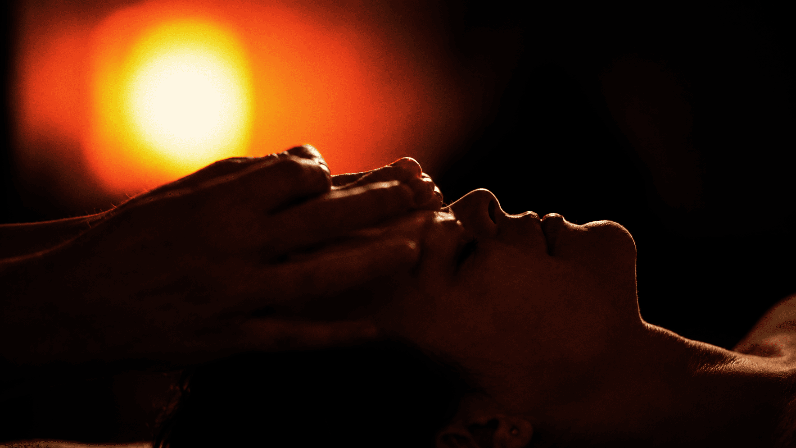 Reiki session in a calm treatment room