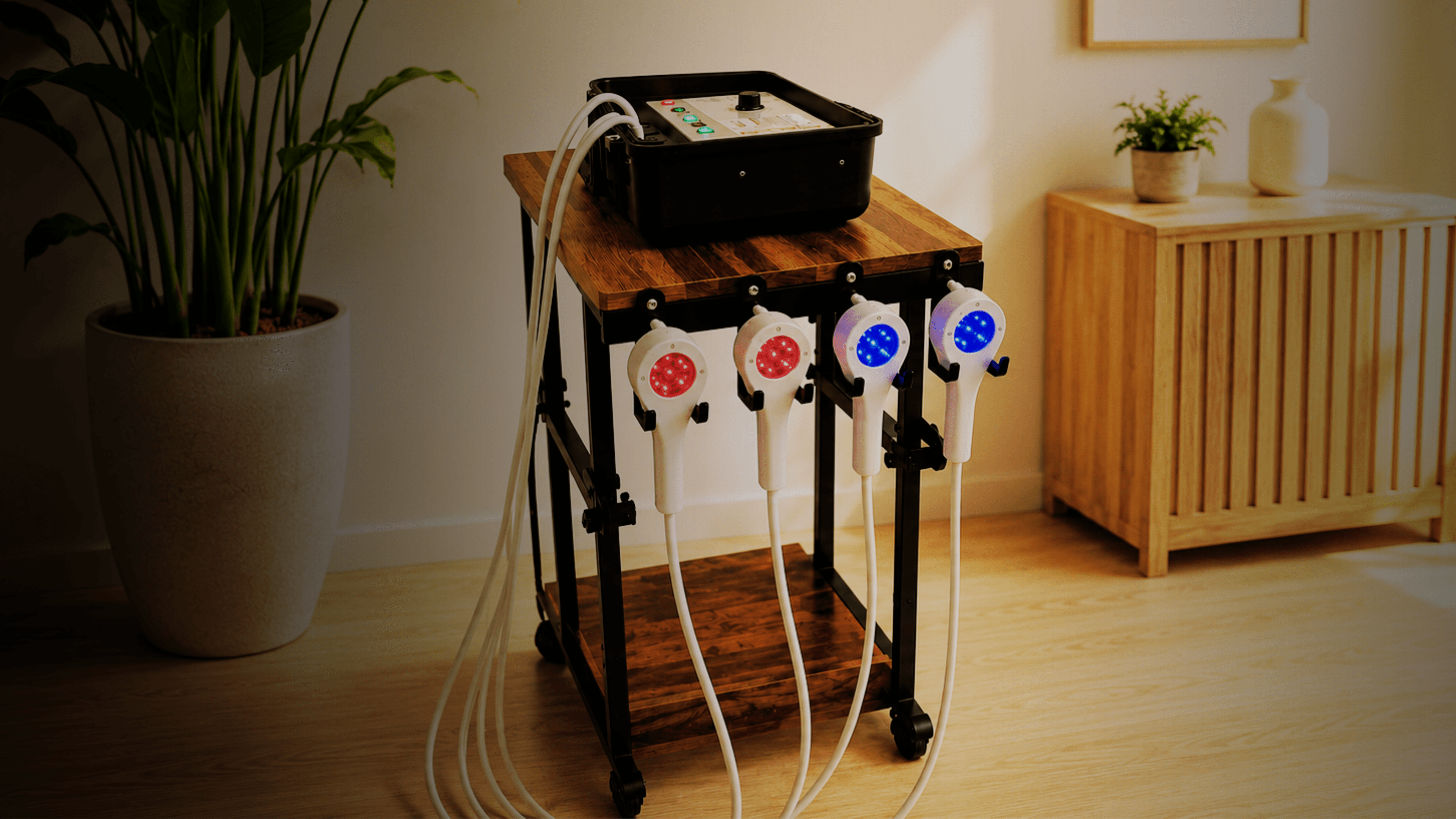 Tesla Light Therapy treatment table