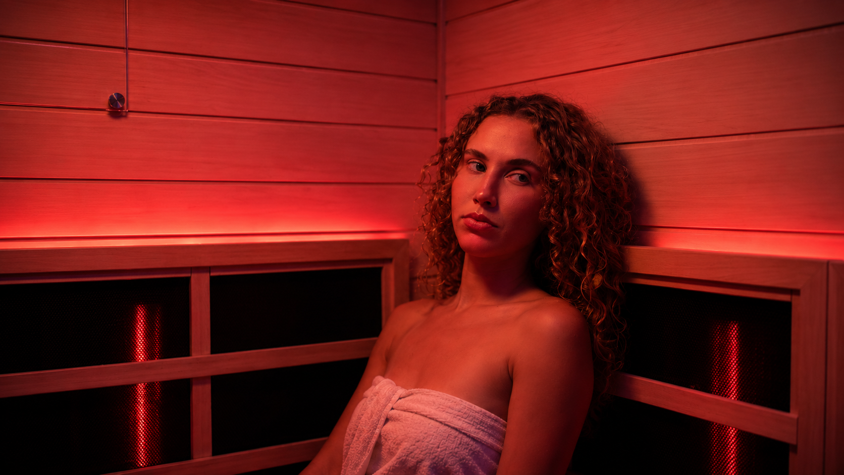 Private infrared sauna suite